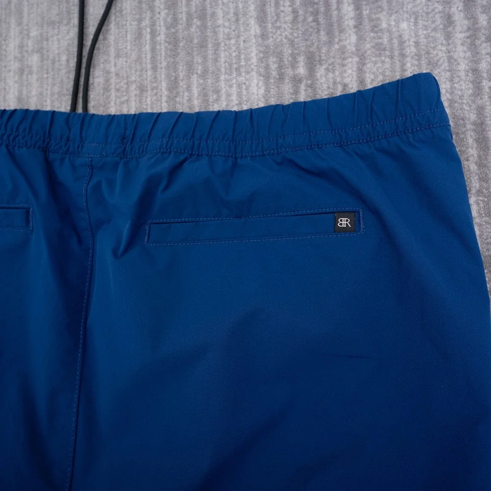 Banana Republic Core Temp Joggers Mens XXL Blue Drawstring Elastic Cuff Pants